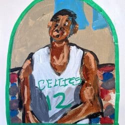 Lenny Cooke Celtics Card - Acrylic